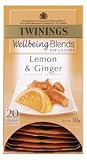 Twinings Infusion Tea Bags Individually-wrapped Lemon and Ginger Ref A01202 [Pack 20]