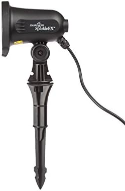 SparkleFX Premium Decorative Laser Light Projector 3,600 Square Feet Indoor and Outdoor for Christmas, Weddings and Home Decor - Radiant Red