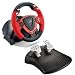 Electronics : Genius Twin Wheel FF, Force Feedback for PC or PS2. Rubber grip Force Feedback Racing Wheel.