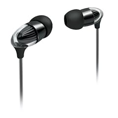 Philips SHE9622/00 In-Ear Ohrh�rer (105dB, 1,2 m Kabell�nge, Ohrkappen in 3 Gr��en, Transporttasche) schwarz