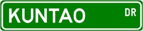 Kuntao Street Sign ~ Martial Arts Gift ~ Aluminum
