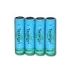 4 pcs Tenergy Li-Ion 18650 3.7V 2600 mAh Rechargeable Batteries with Internal PCB for flashlights and others
