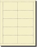 200 Label Outfitters® Cream or Ivory Laser-Inkjet Printable Business Cards, 20 Sheets