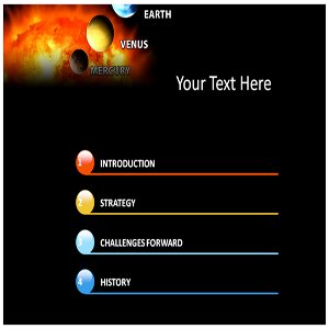 Solar System on Solar System Powerpoint Template Solar System Powerpoint Ppt