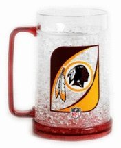 Washington Redskins Plastic Crystal Freezer Mugs - Set of 4