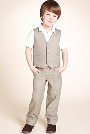 3 Piece Autograph Linen Blend Waistcoat Outfit