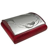 Morpier Firenze Art Nouveau Wood and Silver Jewelry Box