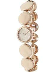 DKNY Rose-Gold-Tone Round Link Womens watch #NY8868