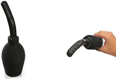 Therapeutic Cleansing Bulb - Enema hygienic evacuation assistant, black