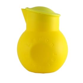 Make My Day Silicone Lemon Squeezer and Juice Keeper, Yellow Lime 