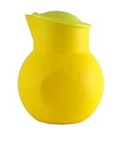 Make My Day Silicone Lemon Squeezer and Juice Keeper, Yellow/Lime