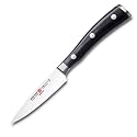 Wusthof Classic Ikon 3-1/2-Inch Peeling Knife, Black