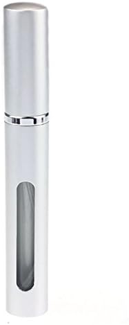 Aokdis (TM) Hot Selling 5ML Empty Refillable Perfume Atomizer Bottle For Spray Pump Case (silver)