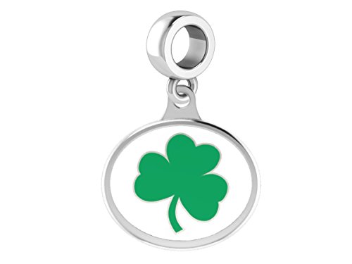 University of Notre Dame Fighting Irish Sterling Silver Enamel Drop Bead Charm Fits All European Style Charm Bracelets