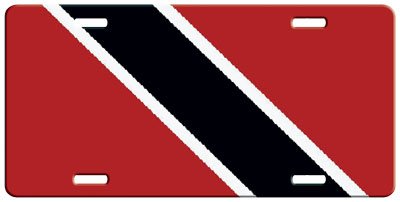 Trinidad - Tobago Flag License Plate