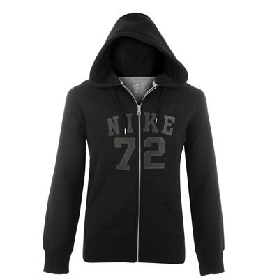 NIKE Herren Hoody Classic FLC Fullzip 72, black/dk grey heather, S, 436589 Preisvergleich