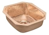 Elkay SCUH1416SH Hammered Mirror Gourmet 18-Inch x 16-Inch Single Basin Undermount Stainless Steel K