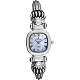 Croton WoMens Rhodium-Plated Cuff Watch - White by Croton