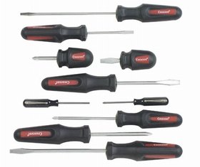 Xcelite Sdd10 - 10 Piece Dura-driver General Purpose Screwdriver Set, Carded