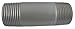 Nipple, 2 In, Thrd Both Ends, 3-1/2 In, 304