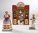 Jim Shore Mrs. Claus With Elf Bakery Workshop Set Of 3 Figurine
