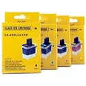 Brother Compatible LC41 4-Pack(1B/1C/1M/1Y) Ink Cartridge Value Pack - Brother MFC 210C,420cn,620cn,3240c,3340cn,5440cn,5840cn,1840c,2440c,1940cn