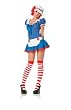 Rag Doll Incl Bonnet,Polka Dot Apron Dress W/Petticoat And Striped Stocking