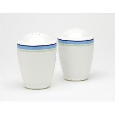 Noritake Java Blue Swirl Pepper Shakers