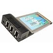 Cables Unlimited IOC-4900 3 Port Firewire 1394a Cardbus Card NEC Chipset
