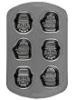 Wilton Holiday 6-Cavity Nonstick Mini Snowman and Mitten Pan