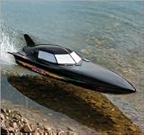 Radio Controlled Black Stealth Speed Boat