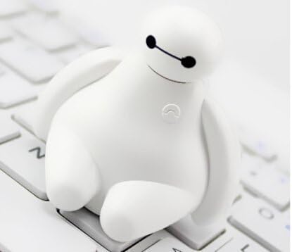 Cartoon Model High Speed Funny USB Flash Drive 2.0 Memory Stick Data Storage, Keyholder Key Ring (Baymax Model 16g)