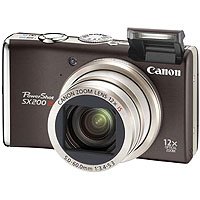 Canon PowerShot SX200IS 12 MP Digital Camera with 12x Wide Angle Optical Image Stabilized Zoom and 3.0-inch LCD (Black)