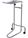 Drive Medical Double Post Mayo Instrument Stand, Chrome