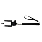 トレンド！こんな商品が欲しかった!! 他人に カメラ 撮影 をお願いしなくても済む 【 自撮り棒 セルカ棒 】 三脚 より便利! iPhone スマホ スタンド 付属 (黒)