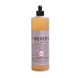 Mrs. Meyer's Clean Day Dish Soap, Lavender, 16-Ounce Bottles (Case of 3)