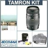 Tamron 70-300mm f/4-5.6 Di LD 1:2 Auto Focus Macro Zoom Lens Kit. w/Built-i ....