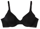 CALVIN KLEIN WOMEN’S SEDUCTIVE COMFORT T-SHIRT BRA,BLACK,36 C
