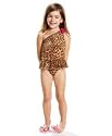 Flapdoodles Little Girl Leopard-Print Swimsuit