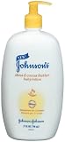 Johnson's Baby Lotion Shea and Cocoa Butter, 27 Ounce (Pack of 2)