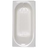 American Standard 2393.202 Princeton Recess Bath with Integral Overflow, Above-Floor 5' Bathtub, Whi