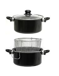 Best Home 3 Piece Nonstick Deep Fryer Set by 