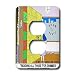Londons Times Famous People Places Books Cartoons - REAL REAL DUMB - Light Switch Covers - 2 plug outlet cover
