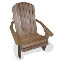 Wider Adirondack Chair Handcrafted in Western Red Cedar by Cedar Chair Store