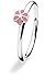 SPINNING Jewelry Damenring 925 Sterling Silber *BLOOMING* Coral