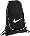 Nike Brasilia 4 Gym Sack (Black/ Black/ White)