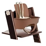 Baby High Chairs & Booster Seats: Baby Stokke Trip Trap High Chair, Br - Walnut Tripp Trapp Baby Rail