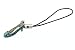 Cell Phone Charm - C12 - Strap Style - Slipper ~ Turquoise