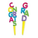 "Congrats Grad" - 12 ct Graduation Cupcake Picks "Congrats Grad" - 12 ct Graduation Cupcake Picks
