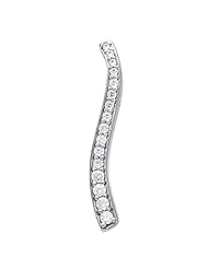 14K White Gold Diamond Journey Pendant - 0.50 Ct. -- LIFETIME WARRANTY